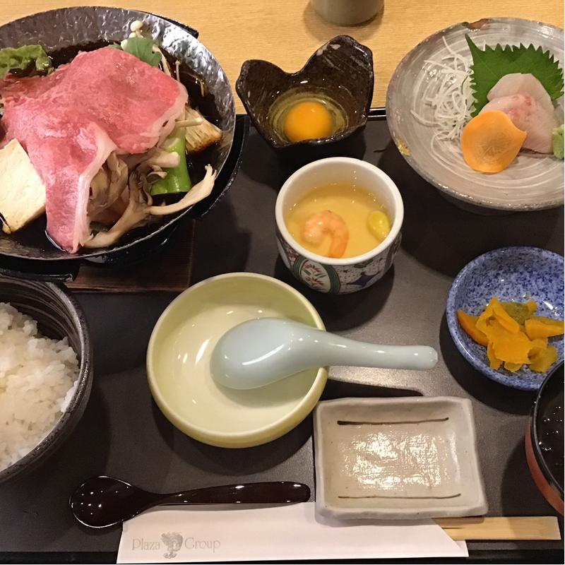 すき焼き鍋膳(ホテルプラザアネックス横手)