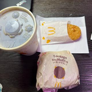 ソーセージマフィンセット(マクドナルド 保木間店)