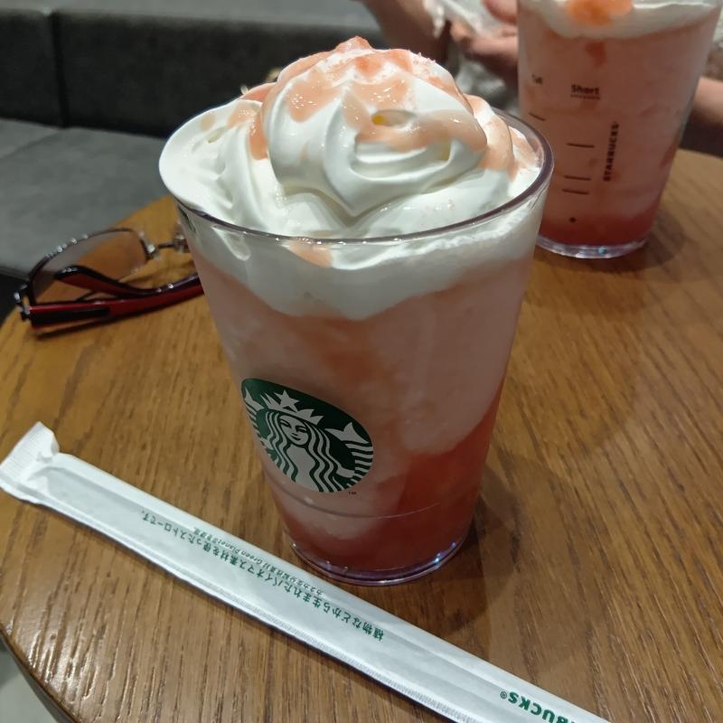 ヘブンリー ピーチ フラペチーノ(スターバックス コーヒー イオンタウン守谷店)