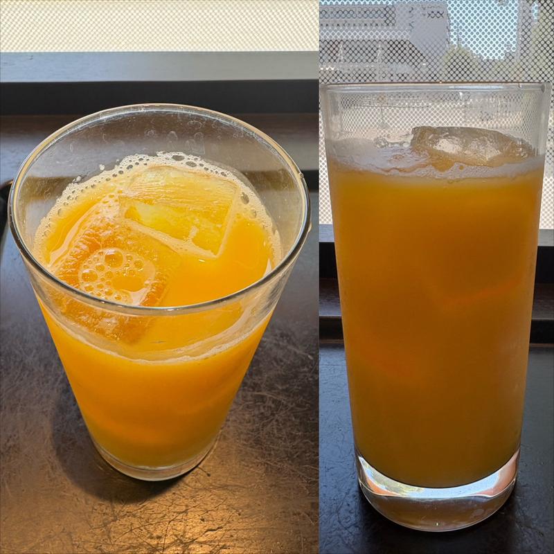 100% オレンジジュース(ハースブラウン 弥生台店)