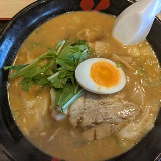 和風ごま味噌海老ワンタンメン(花鳥風月 鶴岡店)