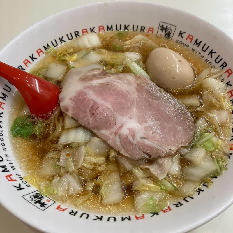 煮玉子ラーメン(神座飲茶樓 横浜ジョイナス店)