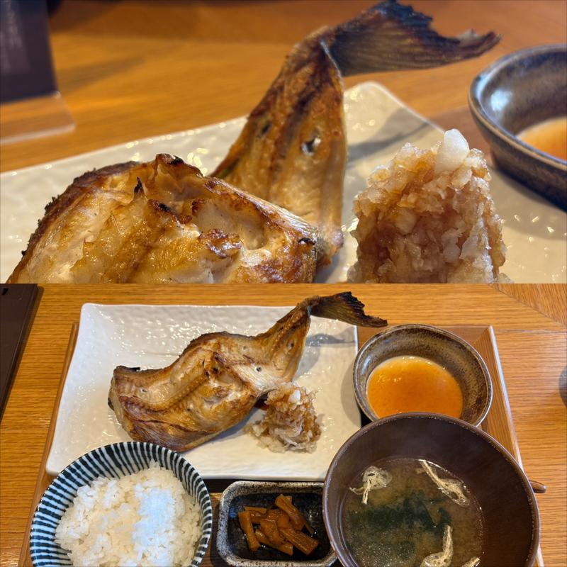 縞ホッケの一夜干し定食(蒼 aoi)