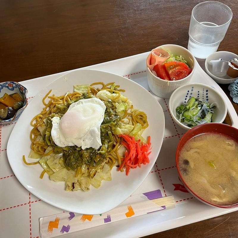 深谷ねぎカレー焼きそば(コミュニティ食堂 結)