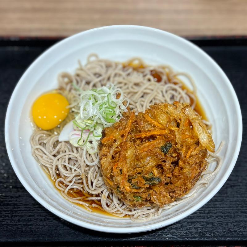 かき揚げ天玉そば(そばいち グランスタ東京)