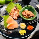 鳥刺し3点盛り