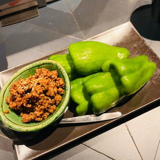 パリパリピーマン(串焼処 佐五右衛門 別邸)