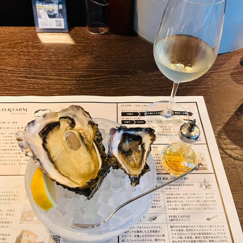 生かきセット＋ドリンク(OYSTER FARM Hiroshima（オイスターファーム広島）)