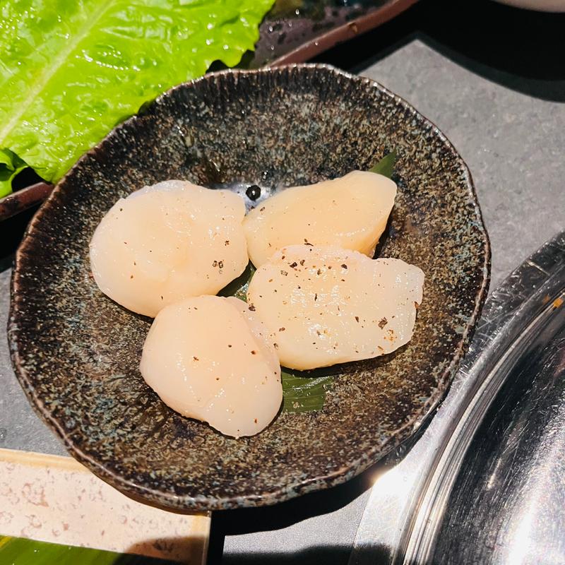 帆立(焼肉馬場ちゃん新天地本店)