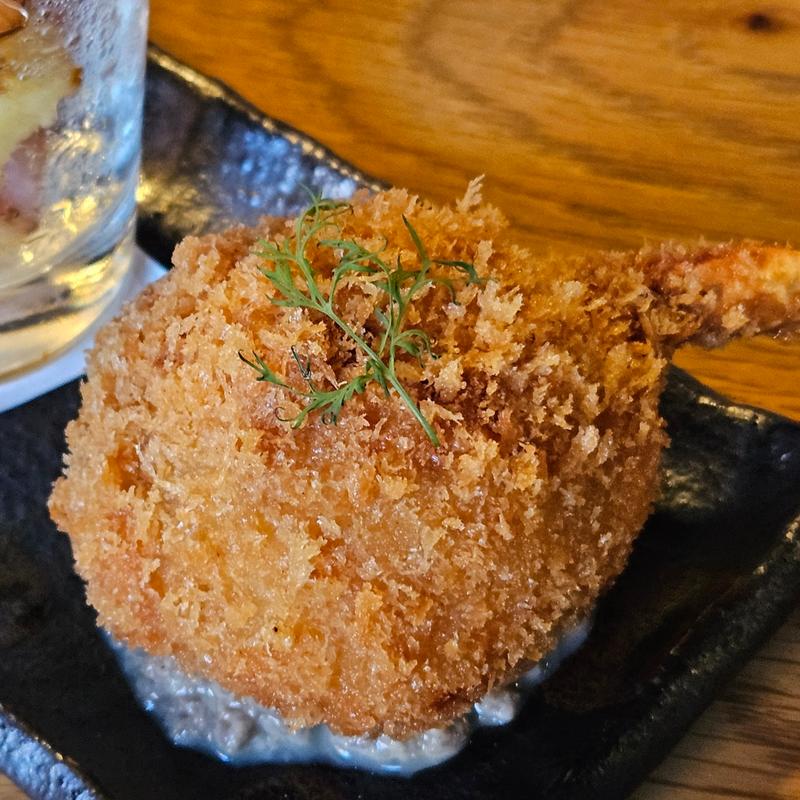 カニポテトサラダフライ(居酒屋 ひでじろう)