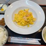 海老と玉子炒め定食