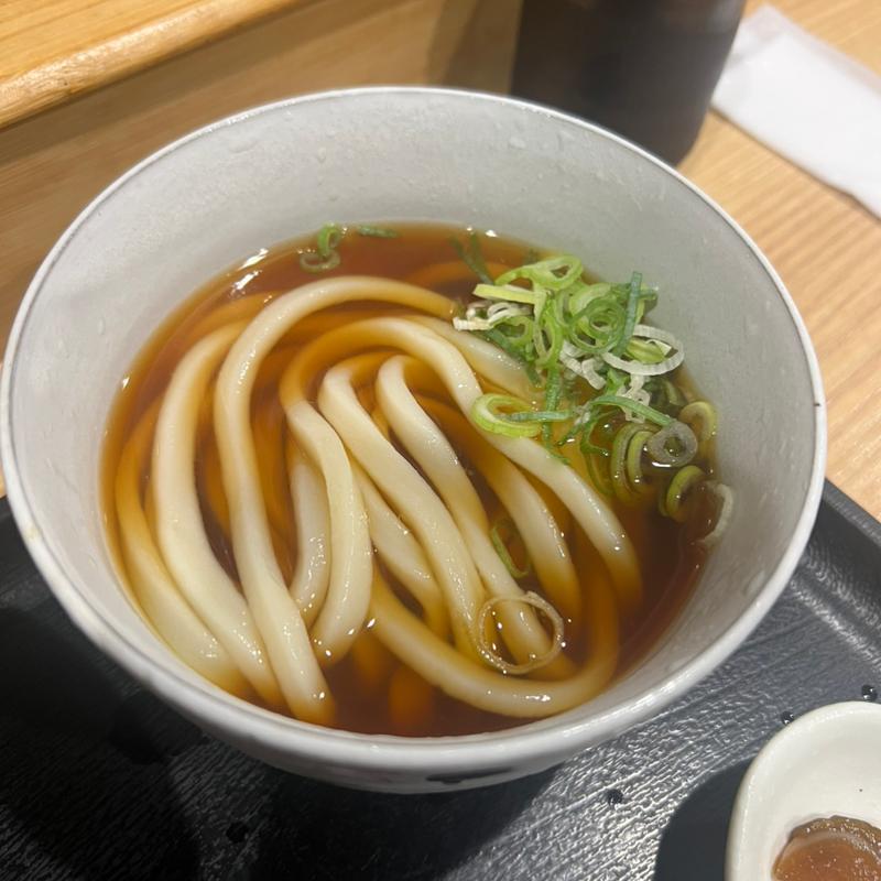 ミニうどん(天丼ミニうどんセット)(川久麦笑)