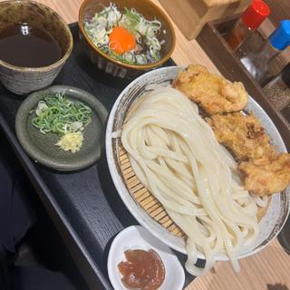 とり天ざるうどんセット