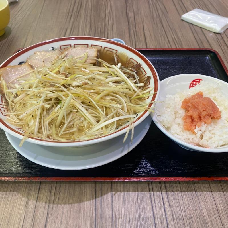 ねぎそば(大盛り)(中華そば専門 田中そば店 ららぽーと名古屋みなとアクルス店)