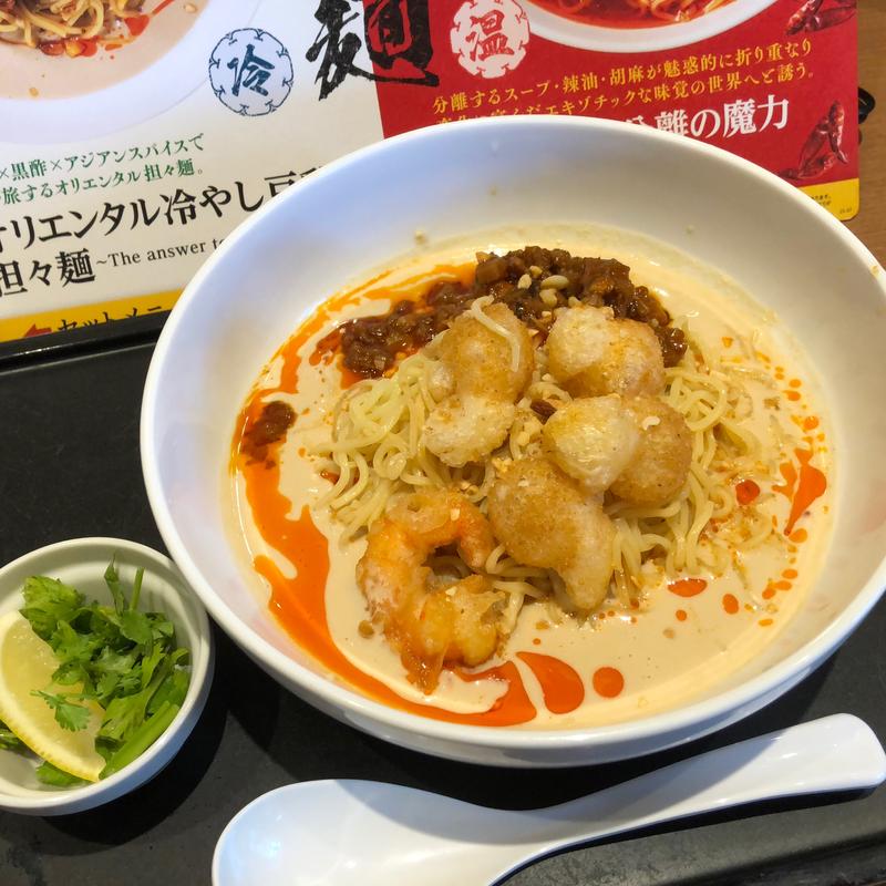 オリエンタル冷やし豆乳坦々麺（単品）(デニーズ 梅島店)