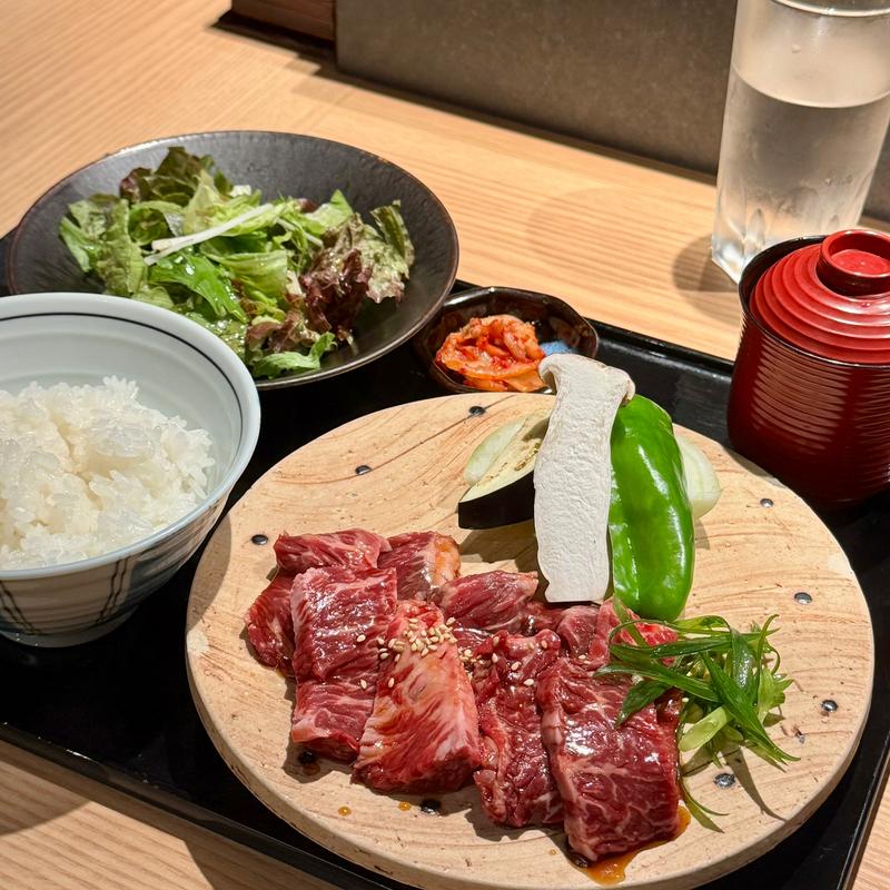 ハラミ焼肉ランチ(純和牛焼肉 無限亭。)