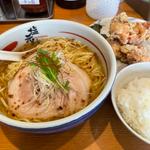 天然塩ラーメン(唐揚げセット)(塩元帥 京田辺店 )