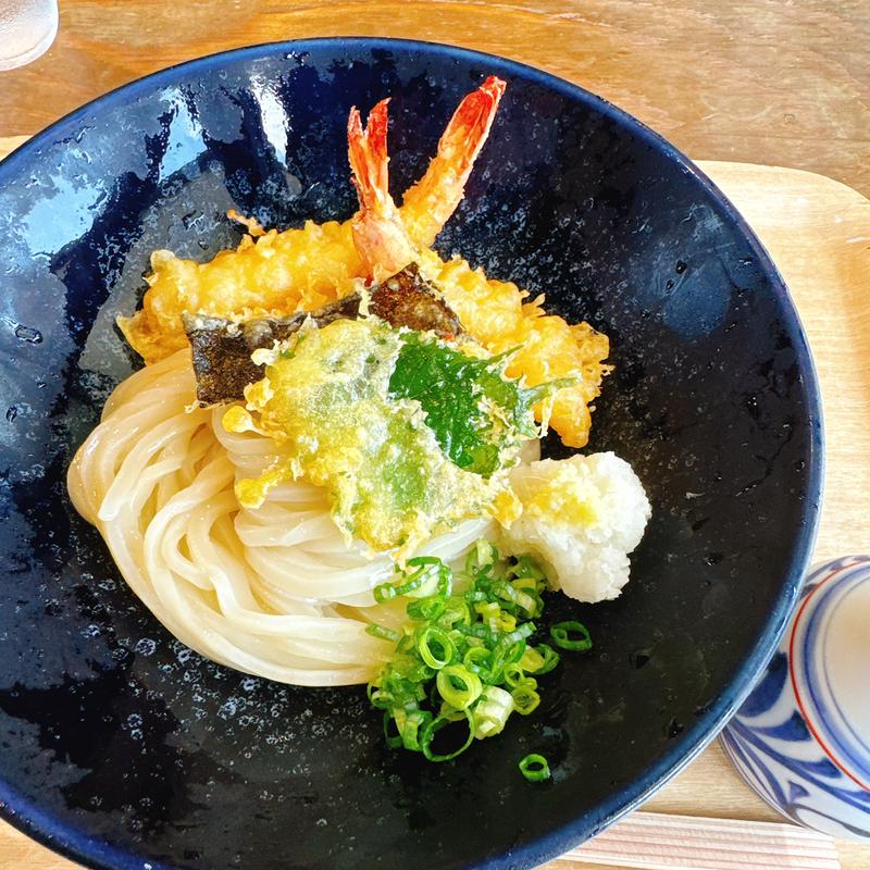 海老天おろしぶっかけうどん(麺処 ちゅるちゅる)