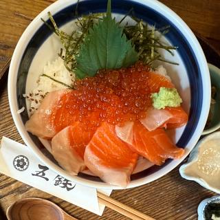 サーモンいくら丼(海鮮丼専門 五鉄熱海店)