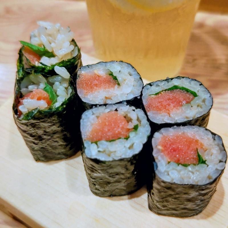 生たらこ( 海鮮レアカツ 手巻きずし KITSUNE(狐))