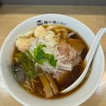 黒 ミックスワンタン 中華そば