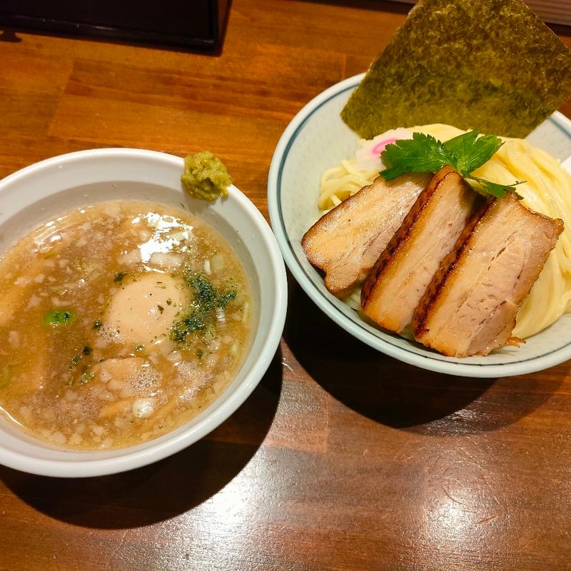 特製炙りチャーシュー塩つけ麺(めいげんそ)