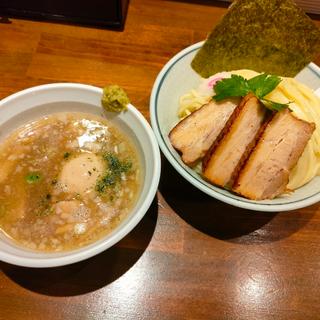 特製炙りチャーシュー塩つけ麺(めいげんそ)