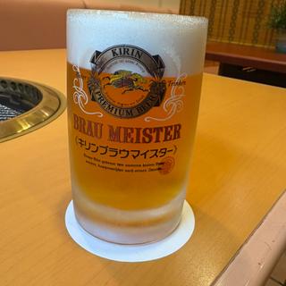 生ビール ジョッキ(焼肉 やわら)
