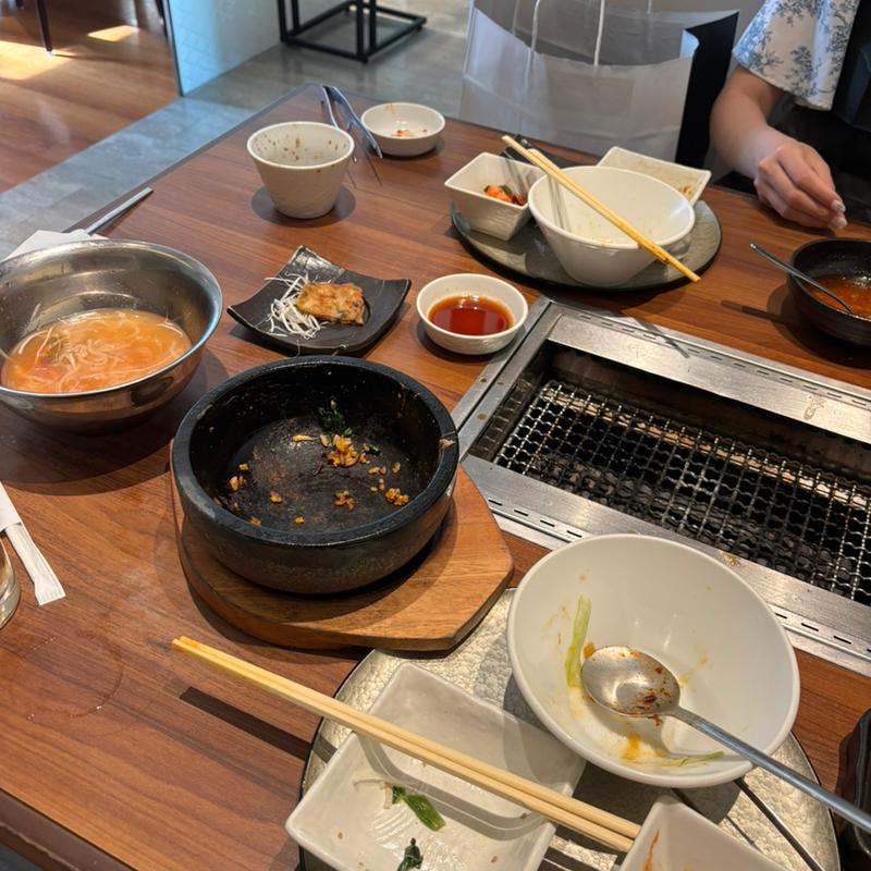 蔵王ランチ&草庵ランチ+ユッケジャンスープ(牛兵衛草庵そごう千葉店)