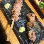 白レバー串