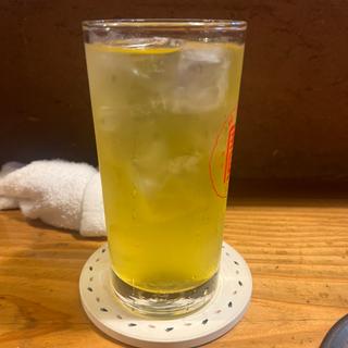 緑茶ハイ(炭火焼鳥 わがや)