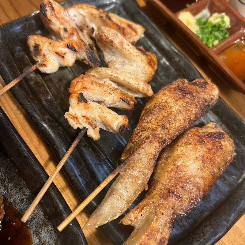 上ヤゲン軟骨＋手羽先(炭火焼鳥 わがや)