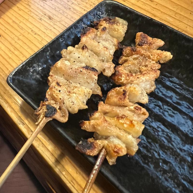 皮串(炭火焼鳥 わがや)