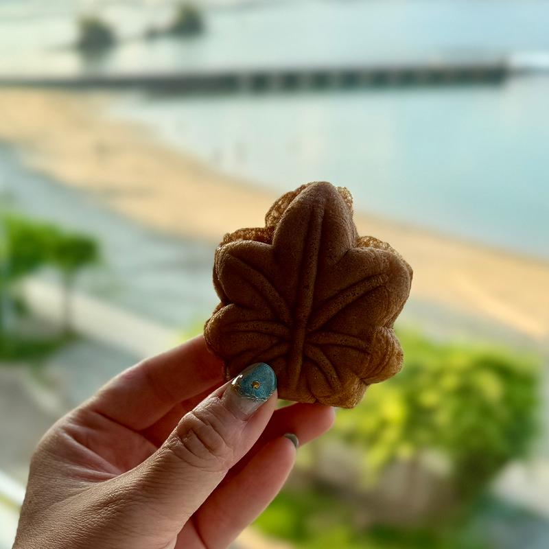 もみじ饅頭(さらしあん)(坂本菓子舗 （サカモトカシホ）)