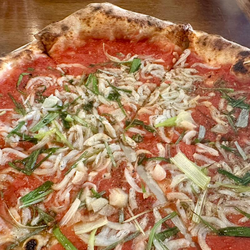 シラスと九条葱のマリナーラ(PIZZERIA Panacea (ピッツェリア パナケア))