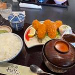 牡蠣フライ定食(食堂わたなべ)