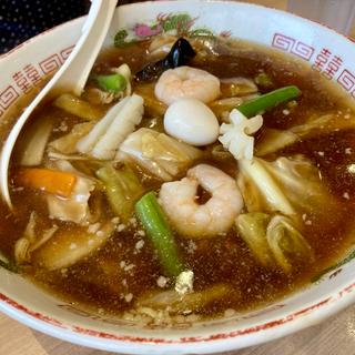 広東麺(レストランじゅらく 上野駅前店)