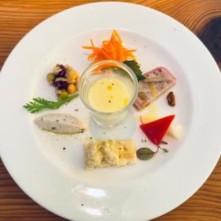 前菜の盛り合わせ(OSTERIA ALBERI)