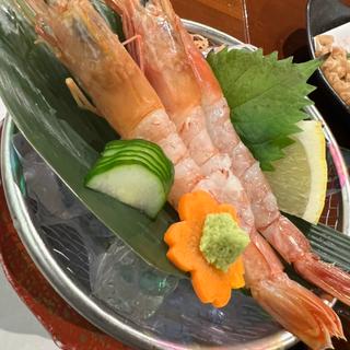 赤海老刺身盛り(二幸 （創作沖縄料理　にこう）)