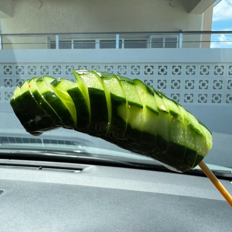 塩漬けキュウリ(奥武島いまいゆ市場)