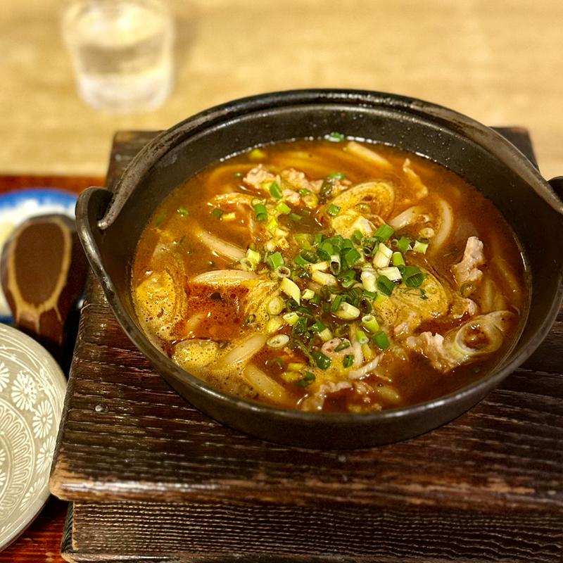 四川肉鍋うどん(芝その更科)