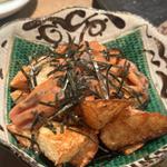 じゃがバター塩辛のせ