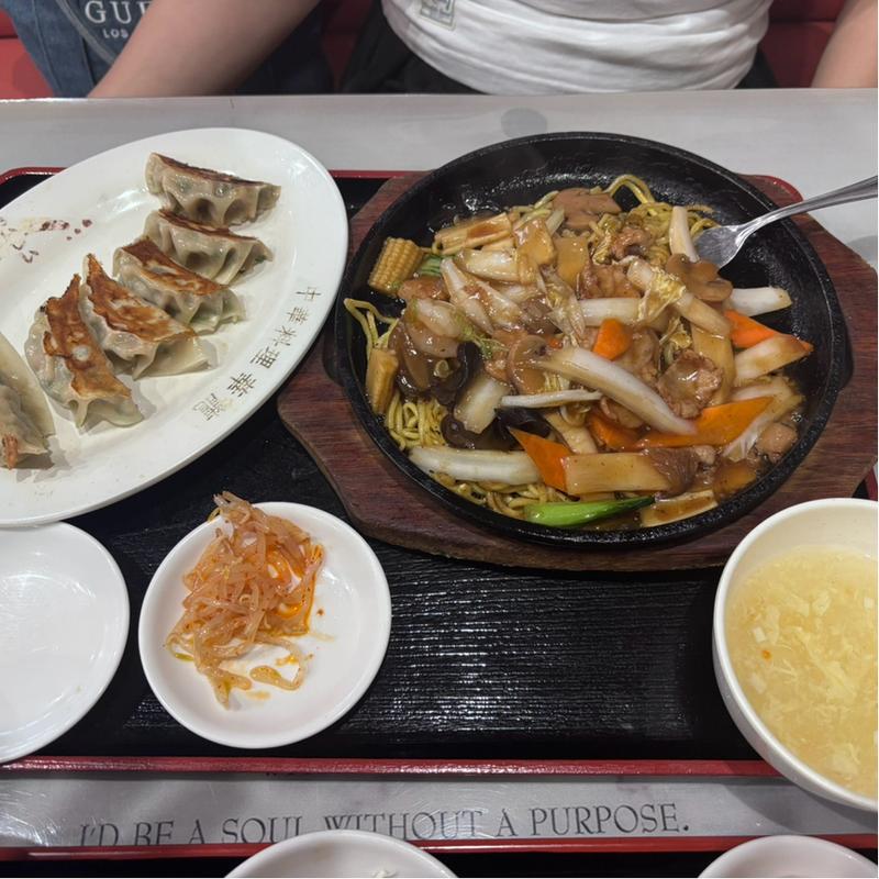 餡掛け焼きそば定食(華龍 安城店)