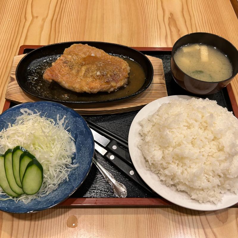 ポークステーキ(ロース)(とん亭 )