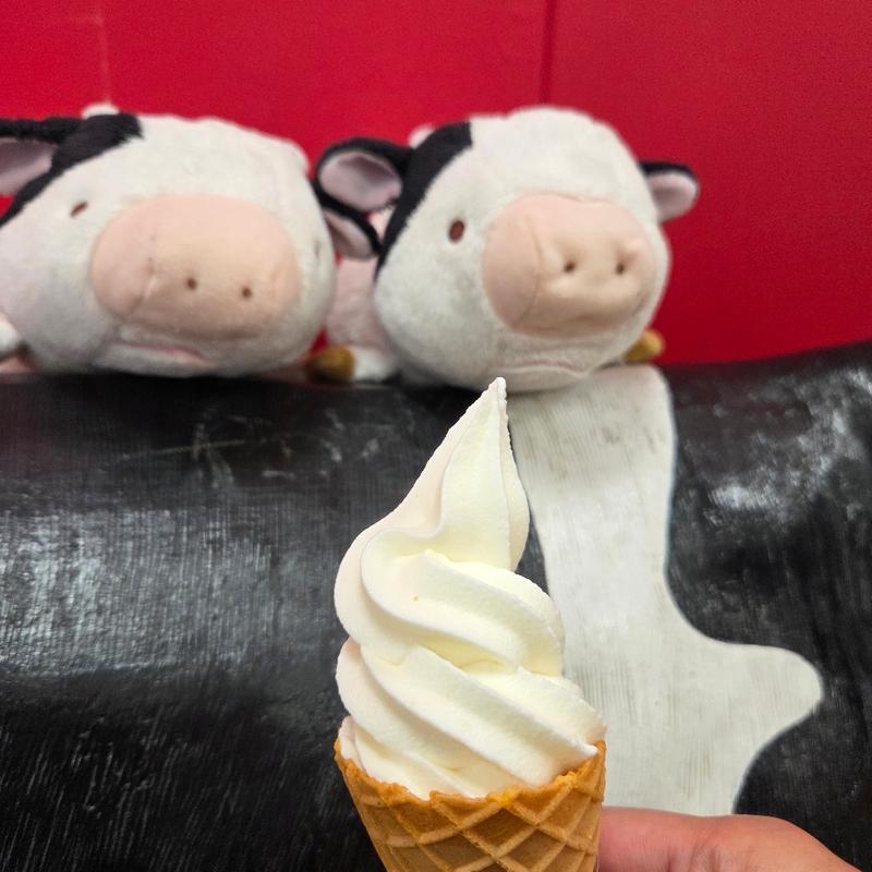 橙ソフトクリーム(JA糸島産直市場　伊都菜彩)