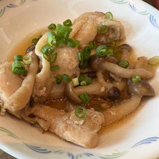 チキンとキノコの煮付け