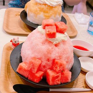 すいかのかき氷