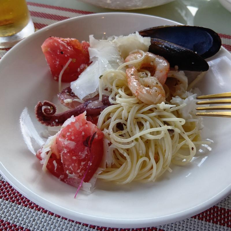海鮮冷製パスタ(イタリアンレストラン楽生流 (らうる))