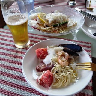 海鮮冷製パスタ