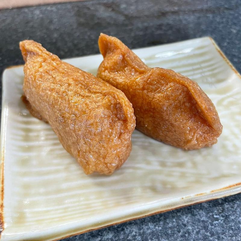 いなり2個(名代きしめん 住よし JR名古屋駅3・4番ホーム店)